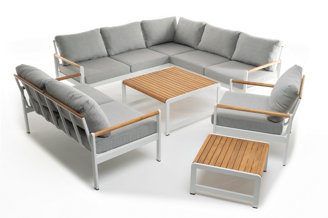 Лаунж зона из алюминия MAYA XL белая Joygarden фото 2