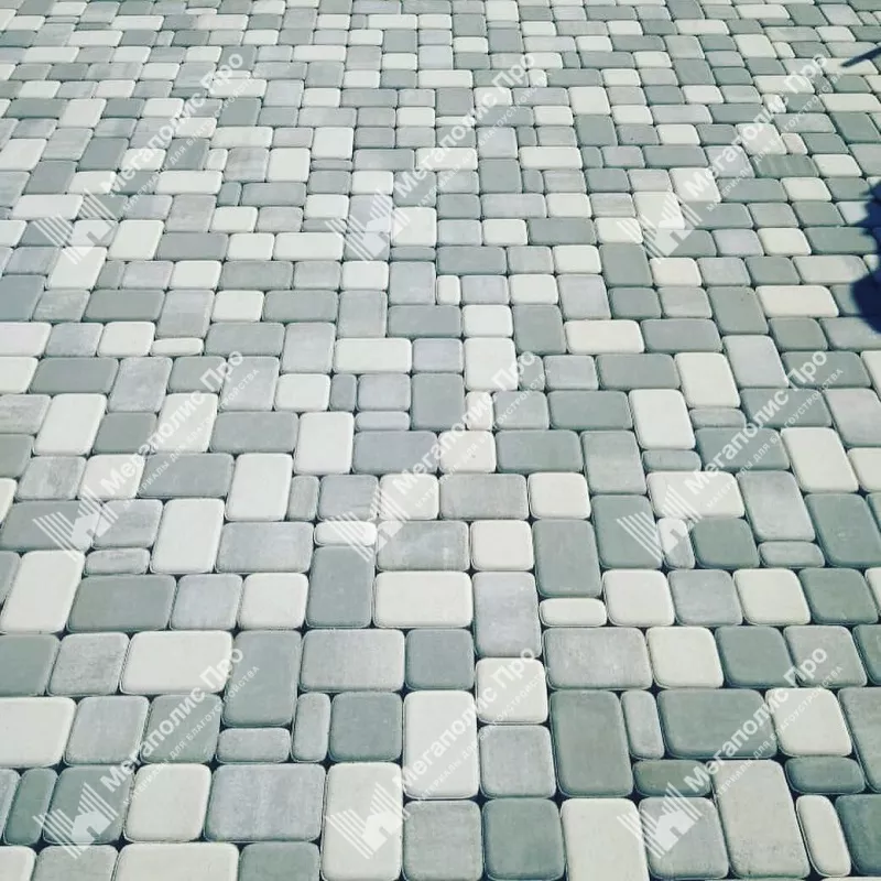 Тротуарная плитка Braer Классико ColorMix 60 мм Туман фото 4