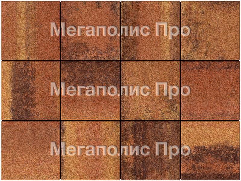 Тротуарные плиты Выбор Квадрат Б.1.К.8 300х300х80 мм Листопад Гранит Саванна фото 4