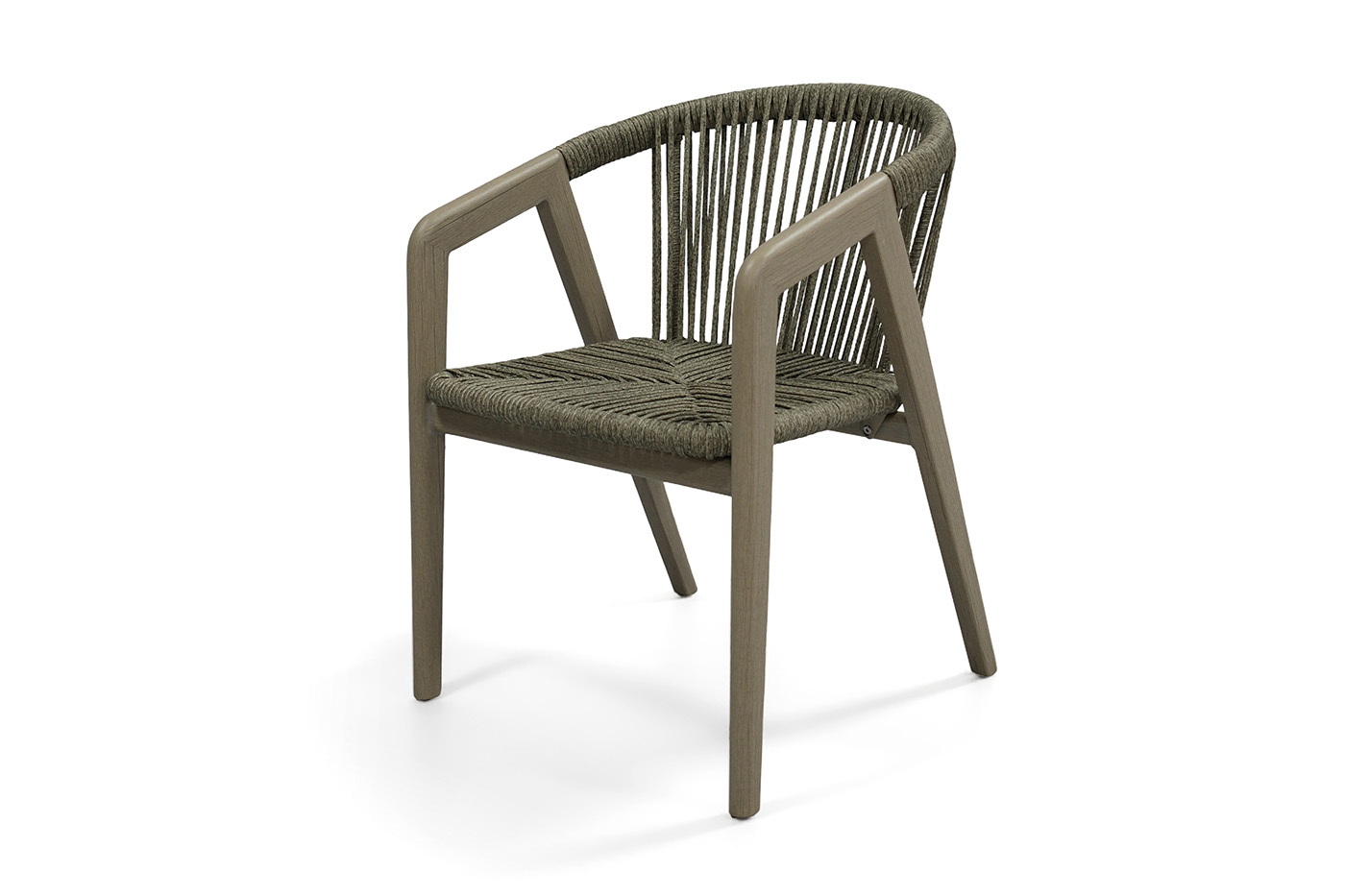 Будапешт стул из искусственного ротанга, цвет серый фото 1