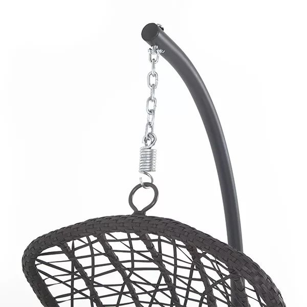 Подвесное кресло Виши 4SIS из искусственного ротанга, цвет коричневый фото 2