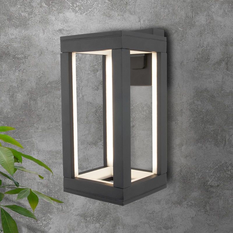 Уличный светильник Elektrostandard Frame LED IP54 1527 TECHNO LED серый фото 4