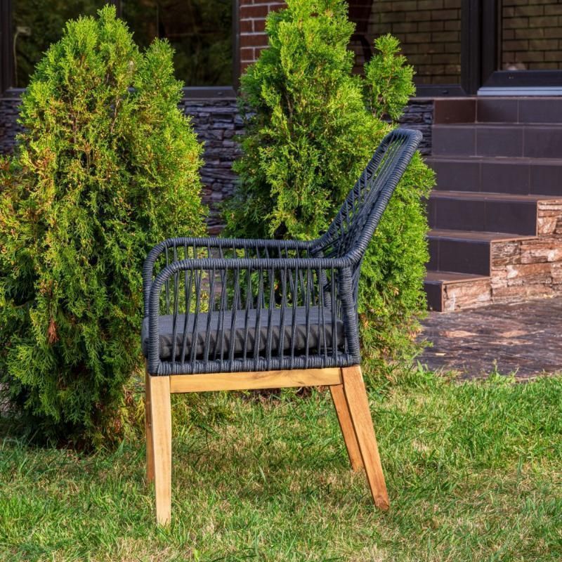 Обеденное кресло Chloe Royal Family из дерева, цвет серый фото 2