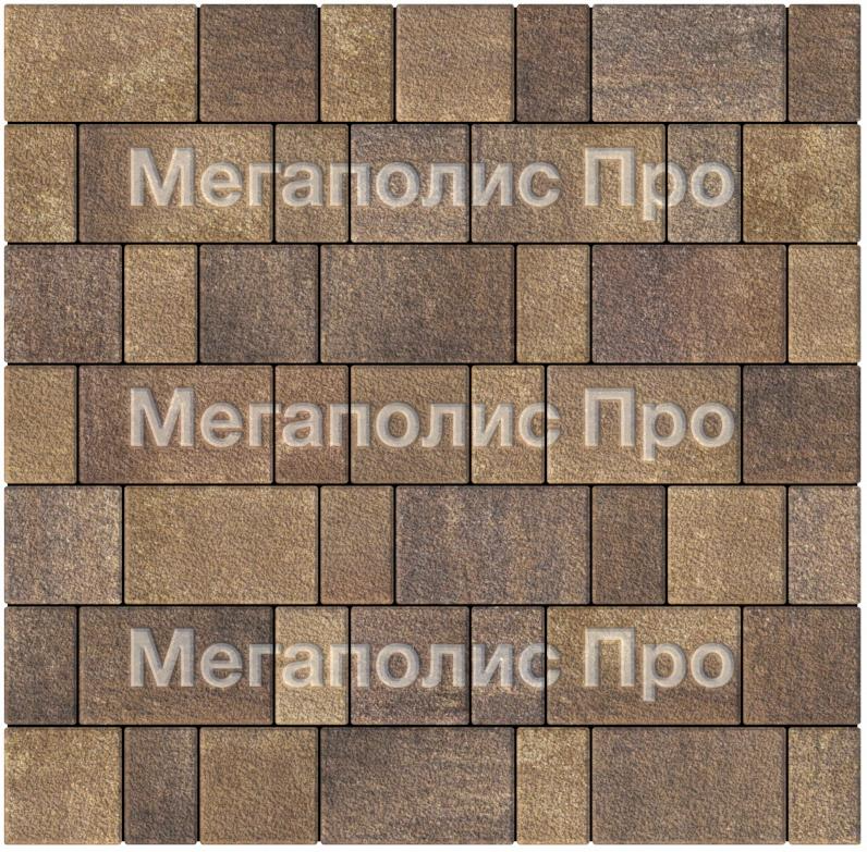 Тротуарная плитка Выбор Старый город Листопад А.1.Фсм.4 40 мм. Мокко Гранит фото 3