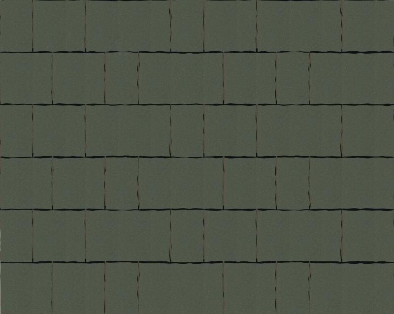 Тротуарная плитка Фабрика Готика Старый город 260х160х60, 160х160х60, 100х160х60, PROFI Зеленый на сером цементе ч/п фото 1