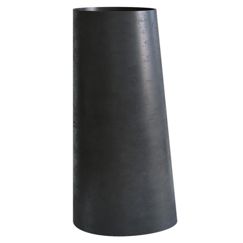 Кашпо Concretika Дуэт D41 H104 Антрацит фото 1