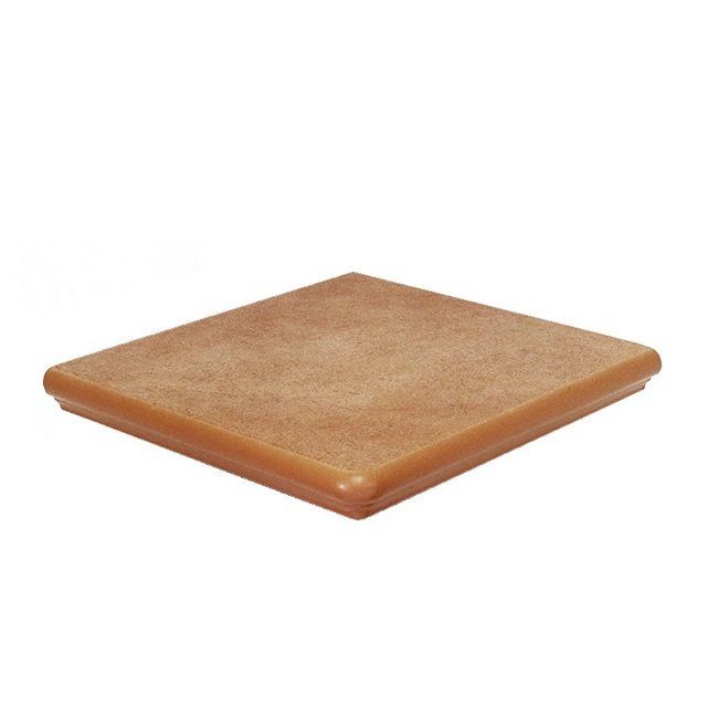 Клинкерная ступень угловая флорентийская Interbau Nature Art 116 Terra Braun 320*320*9,5 мм R10 фото 1