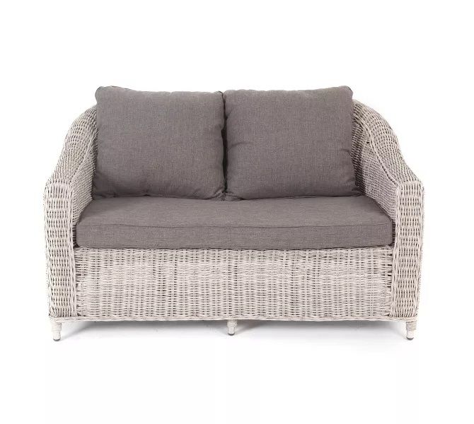 Диван двухместный Кон Панна 4SIS из искусственного ротанга, цвет бежевый фото 2
