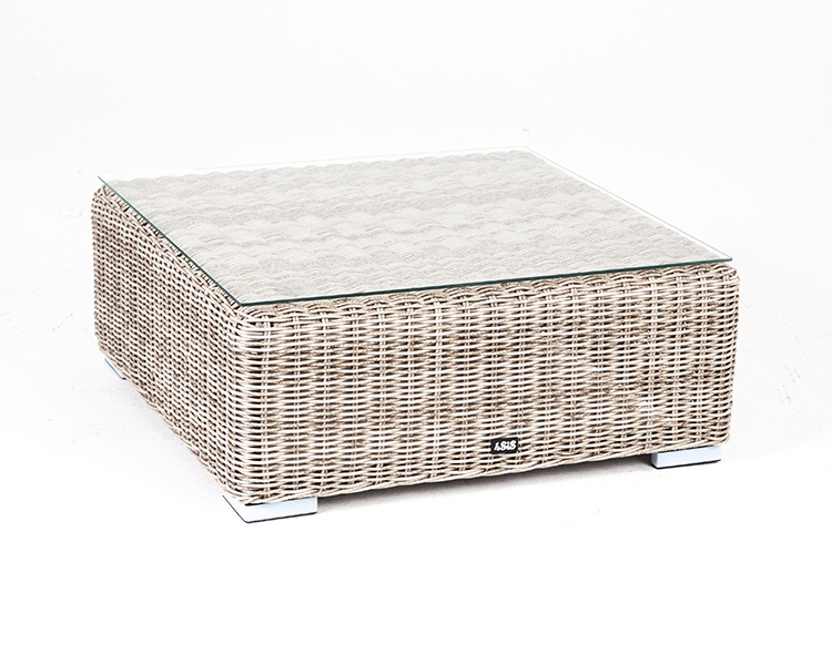 Лунго журнальный столик плетеный, цвет бежевый фото 3