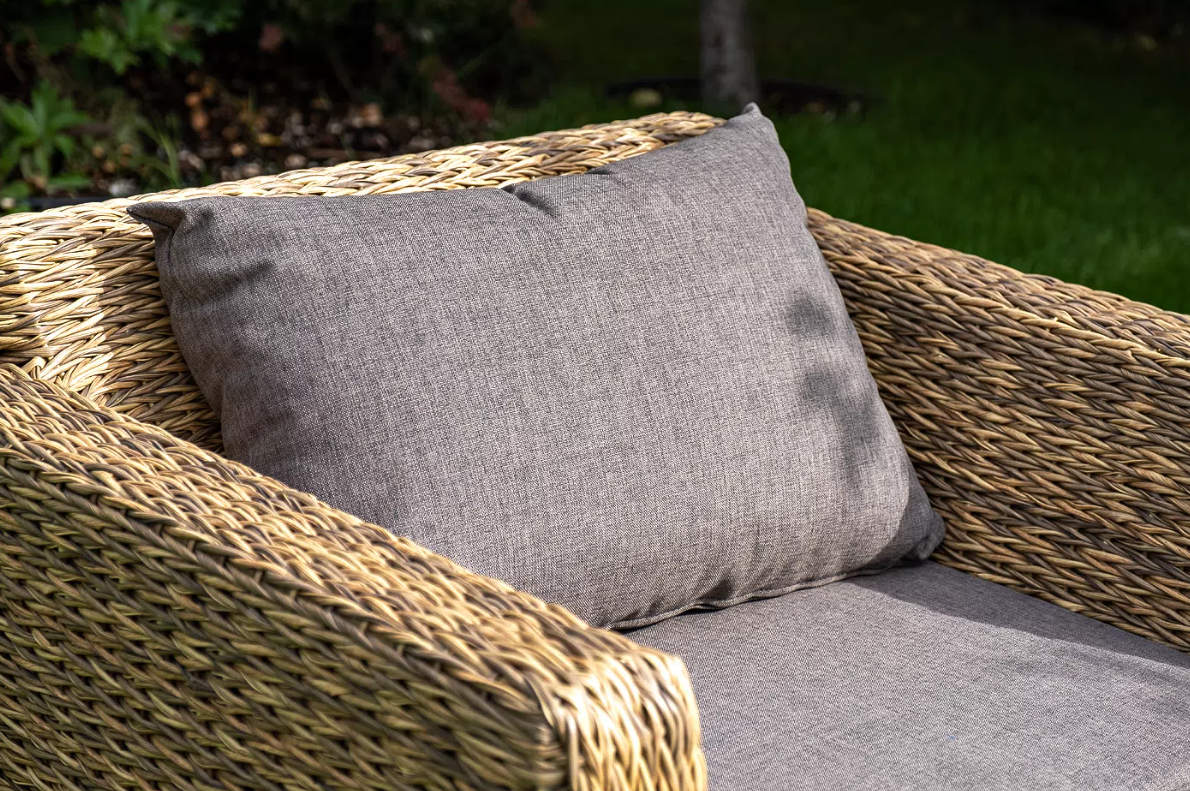 Лаунж-зона Капучино Сингл 4SIS из искусственного ротанга (гиацинт), цвет соломенный фото 6