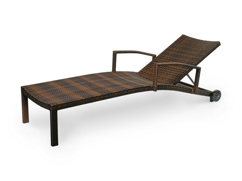 Плетеный шезлонг MILANO темно-коричневый Joygarden фото 6