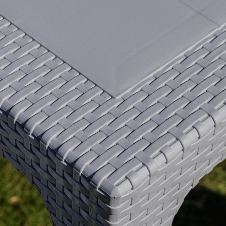 Обеденный стол July Royal Family из пластика, цвет светло-серый фото 6