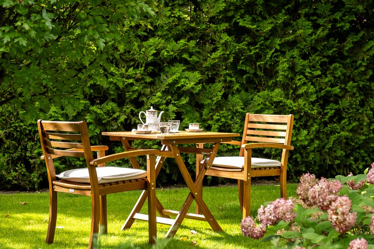 Кофейный комплект из акации КАРО с высоким столом Joygarden фото 3