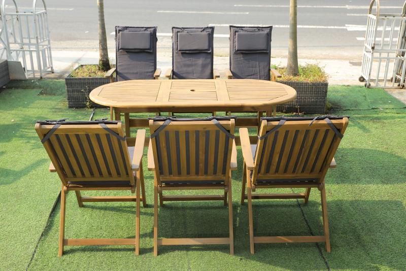 Обеденный комплект Kimberly Royal Family из дерева на 6 персон (овальный стол) фото 1