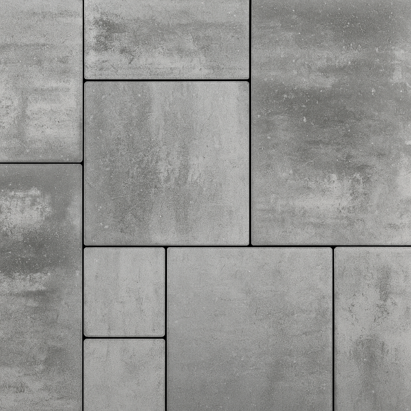 Тротуарная плитка Выбор Грандо Б.9.Фсм.6 60 мм Искусственный камень Шунгит фото 1