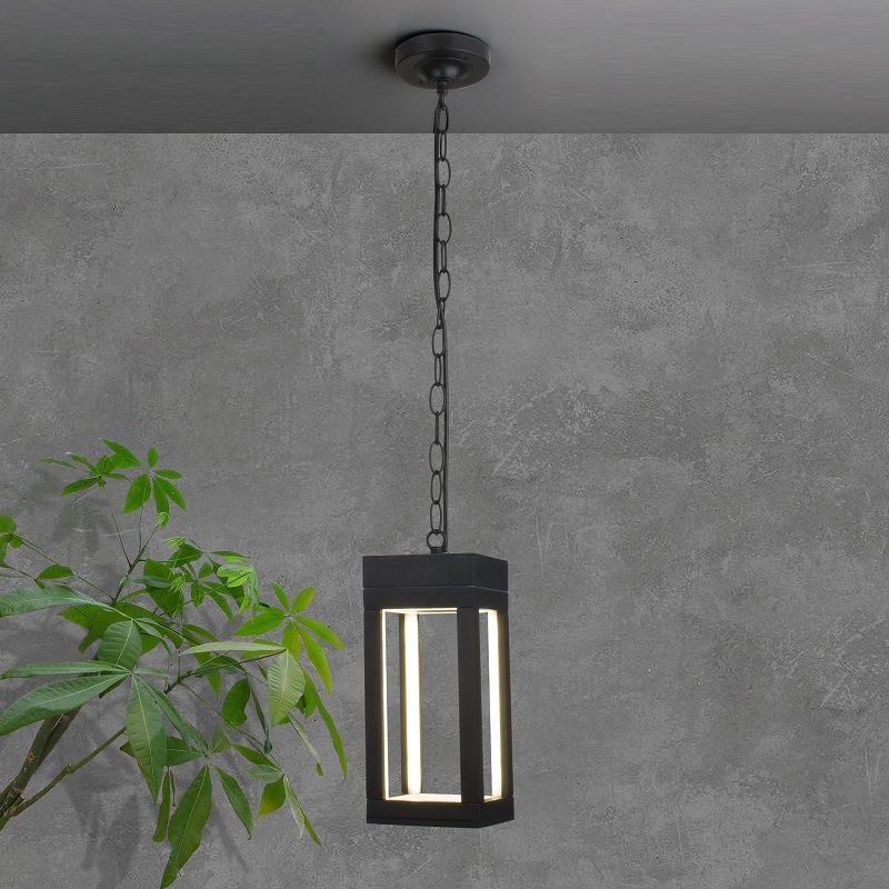 Уличный светильник Elektrostandard Frame LED IP54 1528 TECHNO LED черный фото 3