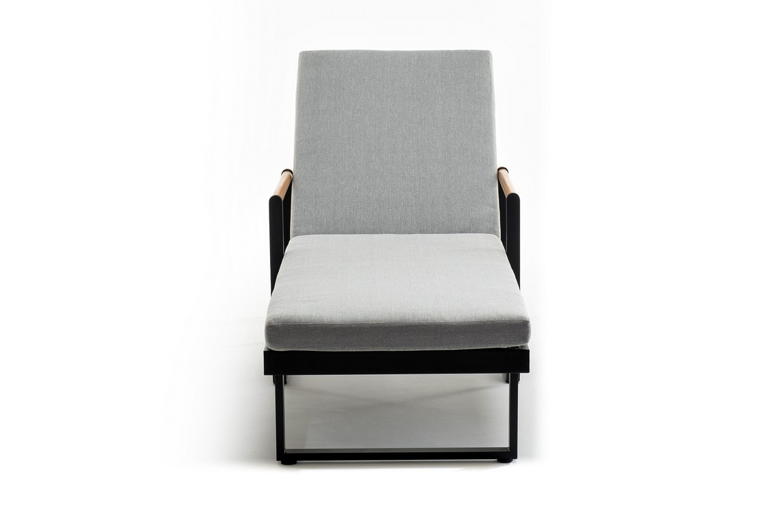 Шезлонг из алюминия MAYA темный графит Joygarden фото 3