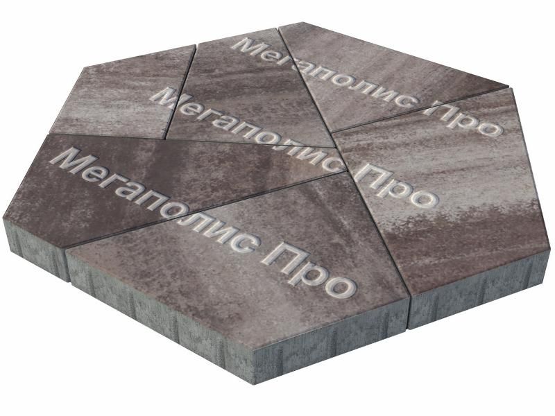 Тротуарная плитка Выбор Оригами Б.4.Фсм.8 80 мм Листопад Хаски фото 2