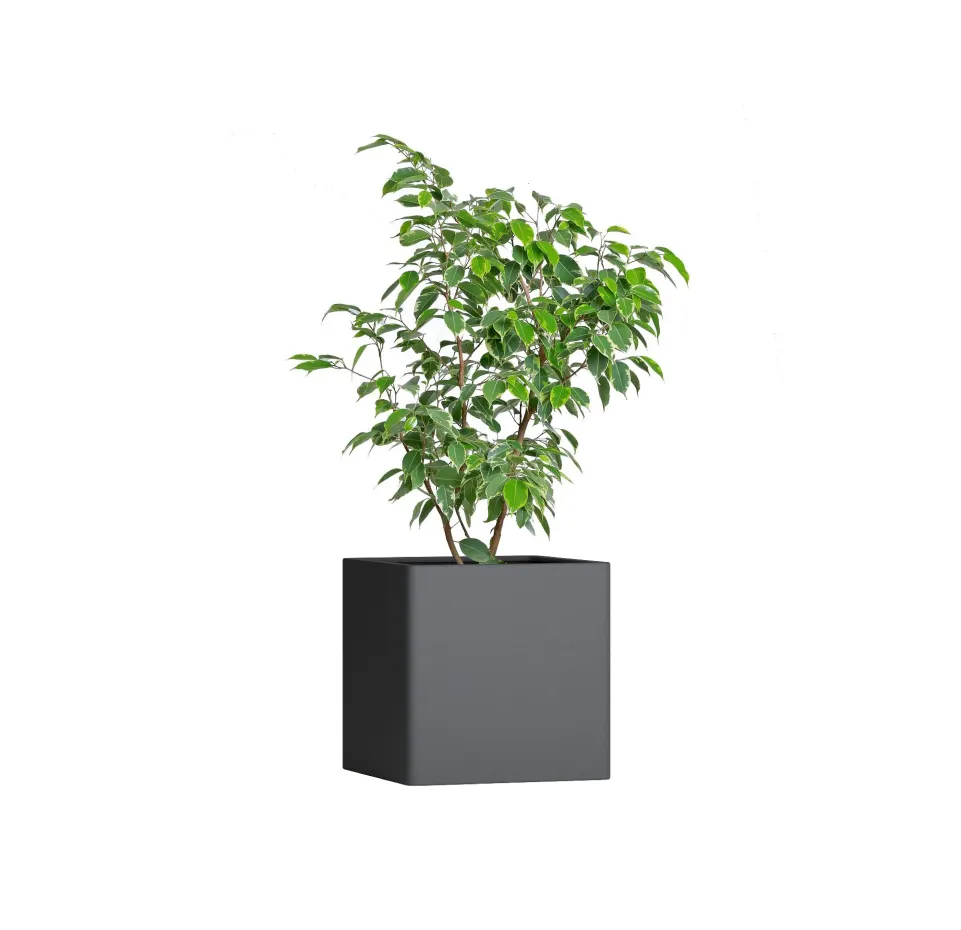 Кашпо TERRAFAKTURA Квадро 40x40x40 Маренго фото 2