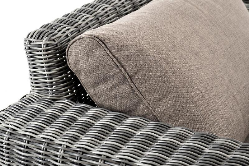 Лаунж-зона Боно 4SIS из искусственного ротанга, цвет графит фото 6