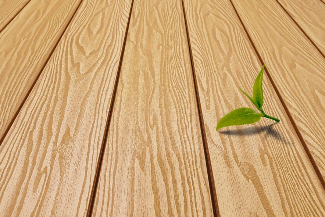 Террасная доска Террапол Смарт 3D Полнотелая с пазом 4000 или 3000х130х22 мм, цвет Дуб Севилья фото 2