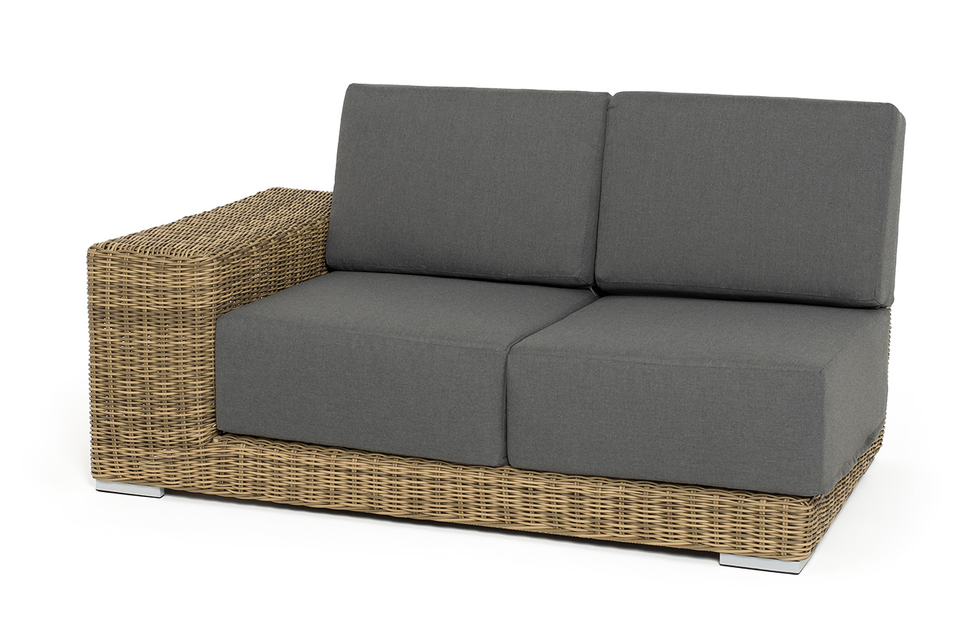 Капри модуль диванный правый с подушками, цвет соломенный фото 1