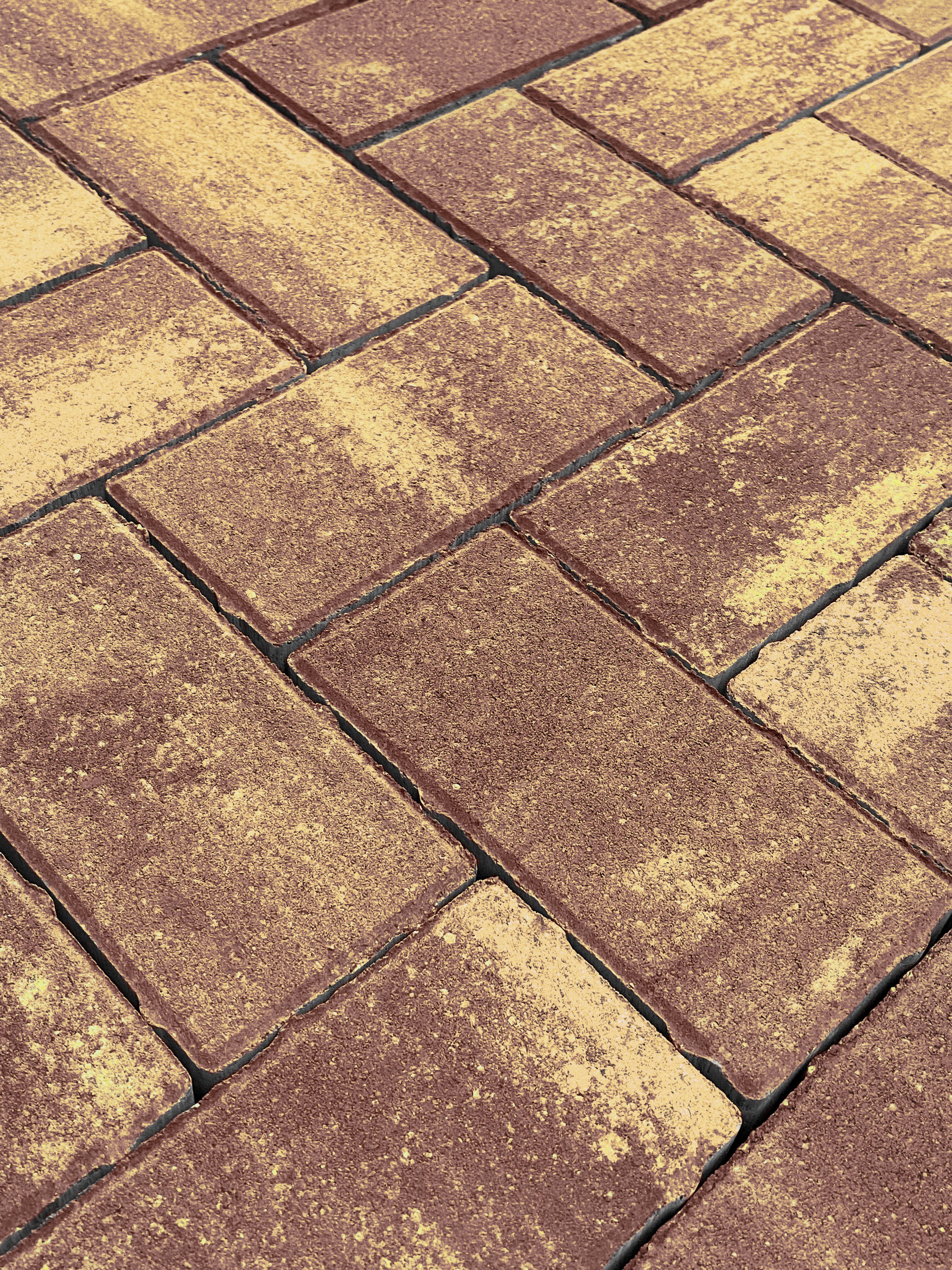 Тротуарная плитка Koldiz 50 мм Оникс Осенний фото 1