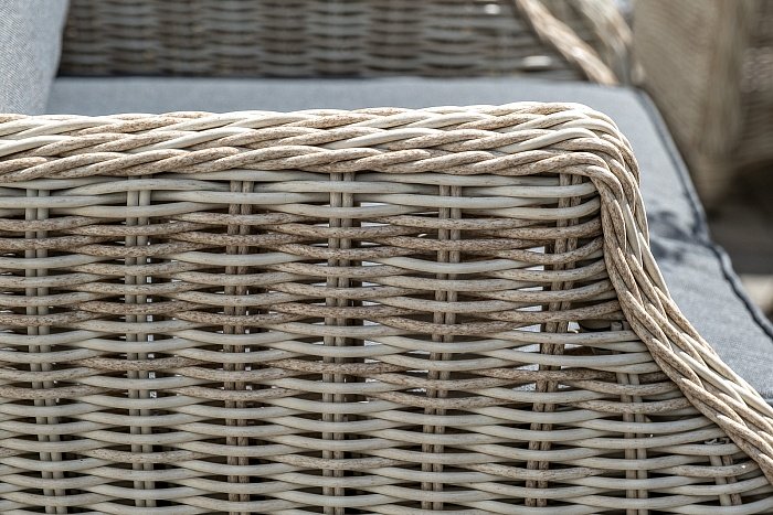 Обеденная Неаполь 4SIS группа плетеная из искусственного ротанга, цвет бежевый фото 2