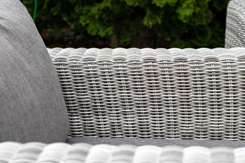 Лаунж-зона Боно 4SIS из искусственного ротанга, цвет серый фото 5