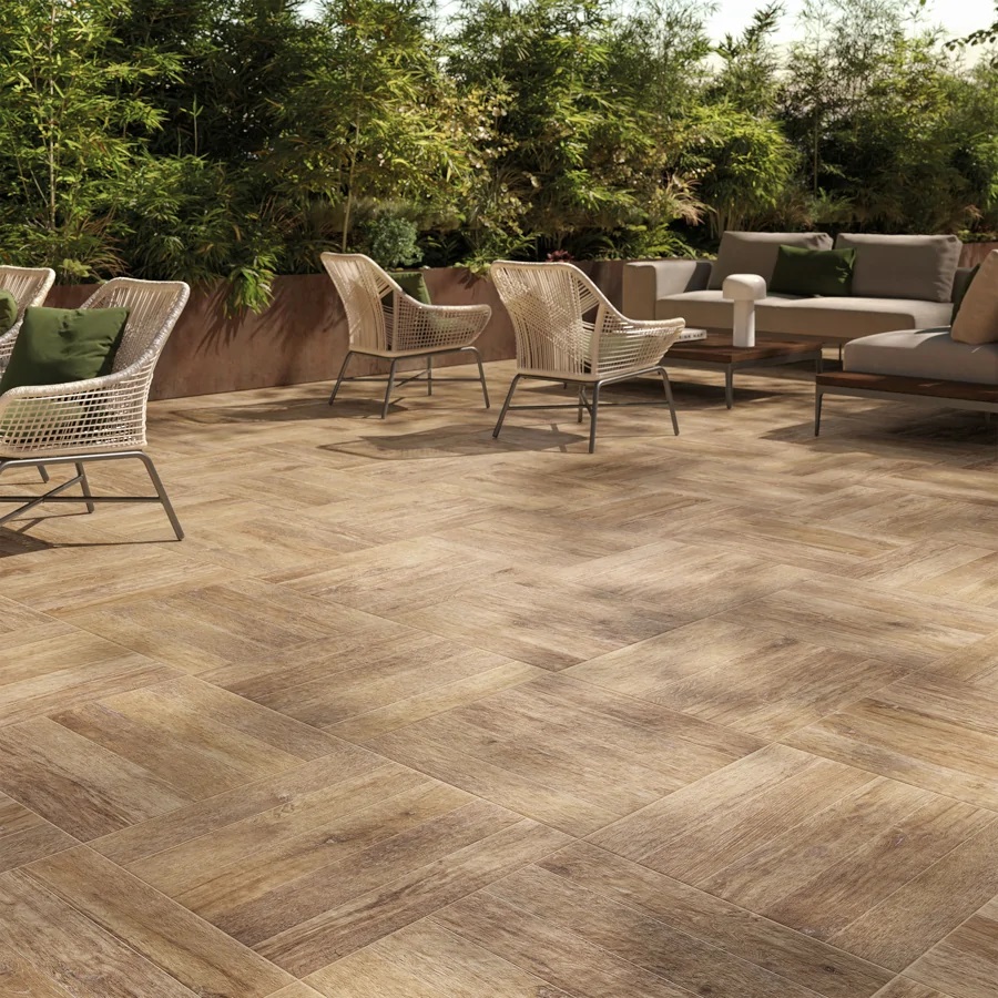 Керамогранит Italon Нл-Вуд X2 Олив Структурированный 60x60 см фото 2