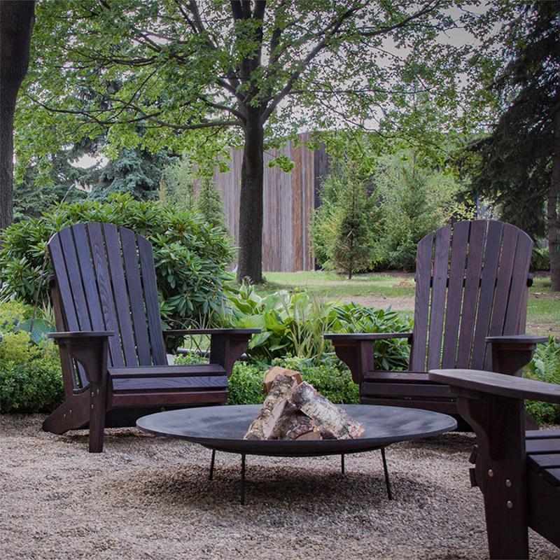 Костровая чаша чугунная Concretika Plato С100, толщина 12 мм фото 2