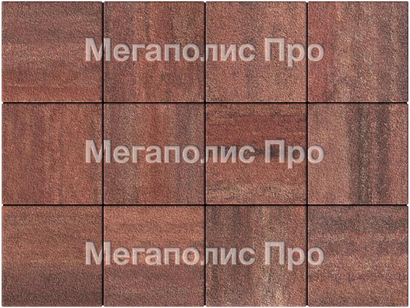 Тротуарные плиты Выбор Квадрат Б.1.К.8 300х300х80 мм Листопад Гранит Барселона фото 4