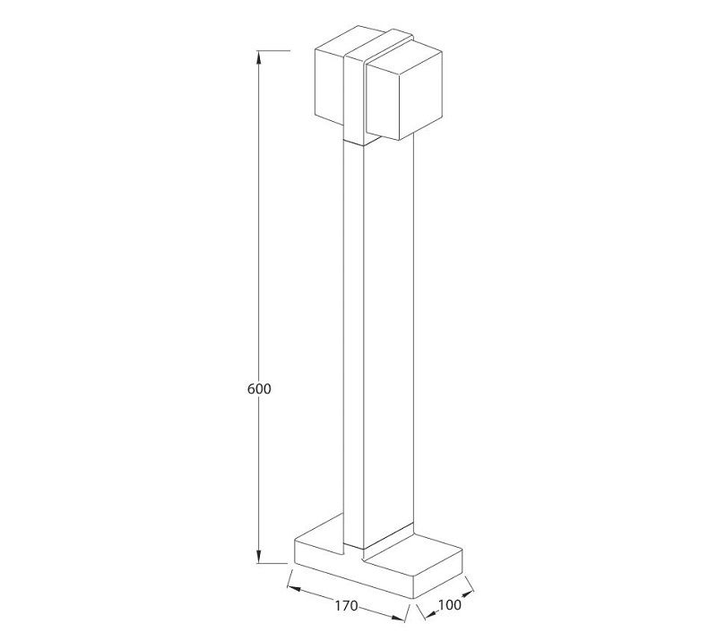 Уличный светильник Elektrostandard Maul IP54 1520 TECHNO LED черный фото 5
