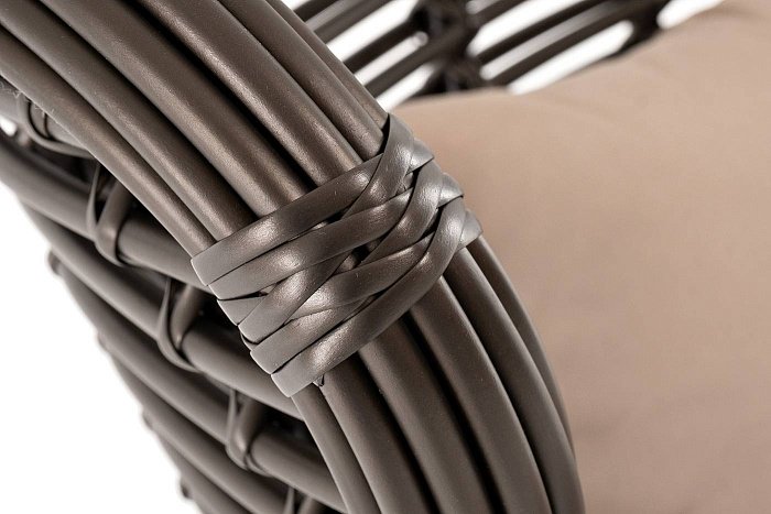 Кресло Парма 4SIS из искусственного ротанга, цвет бронзовый фото 2