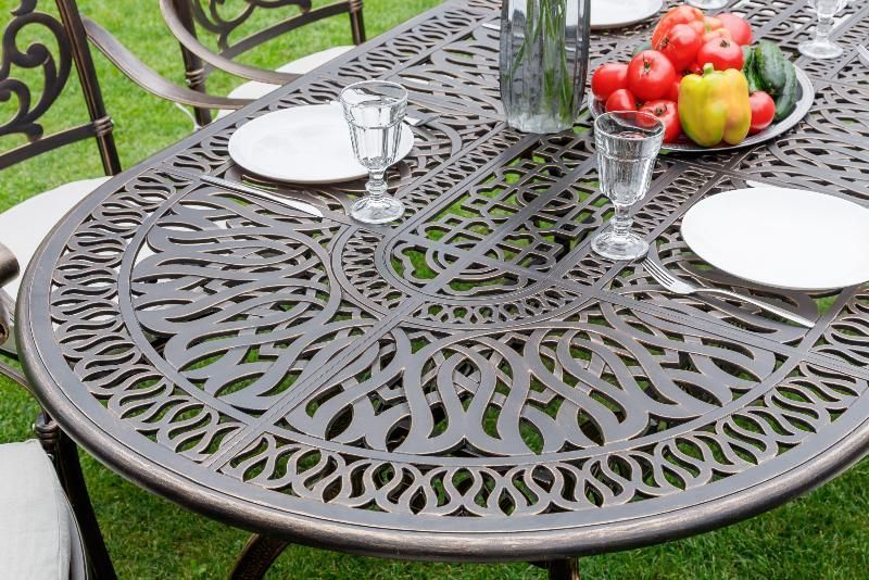 Обеденный комплект Wilhelm Royal Family из алюминия на 8 персон фото 3