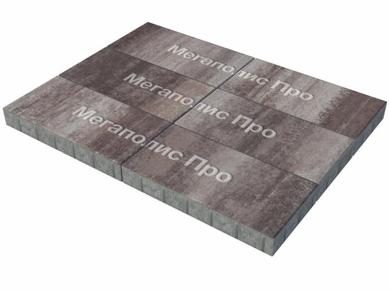 Тротуарная плитка Выбор Прямоугольник Б.5.П.8 600х300х80 мм Листопад Хаски фото 3