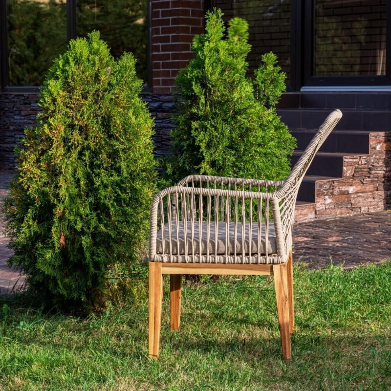 Обеденное кресло Chloe Royal Family из дерева, цвет бежевый фото 5