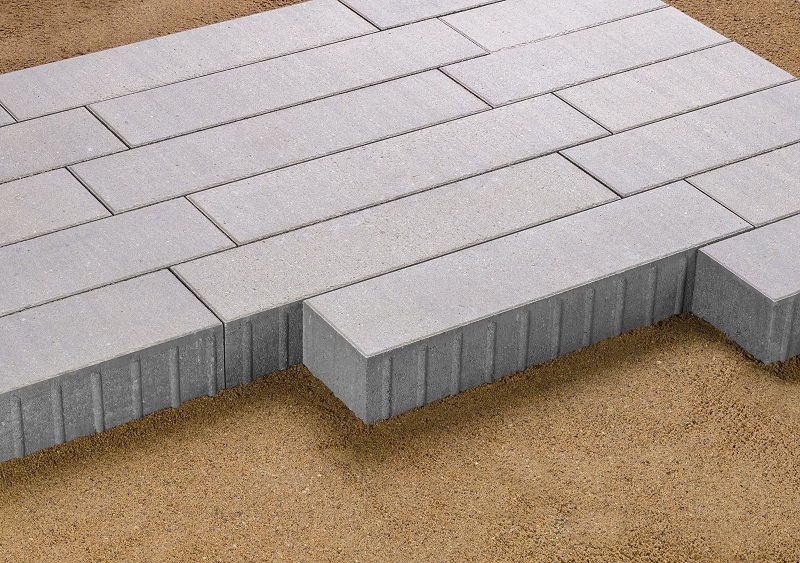 Тротуарная плитка 342 Механический завод Ригель трио 80 мм Белый фото 3