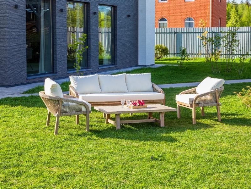 Лаунж-зона Michelle Royal Family из дерева, цвет бежевый фото 3