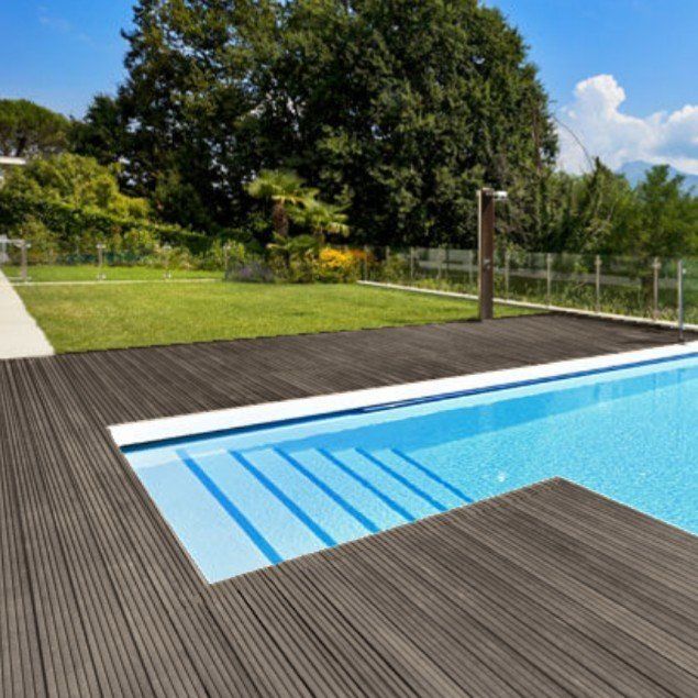 Террасная доска MasterDeck Classic 140мм*26мм узкий + широкий вельвет, цвет Венге фото 3