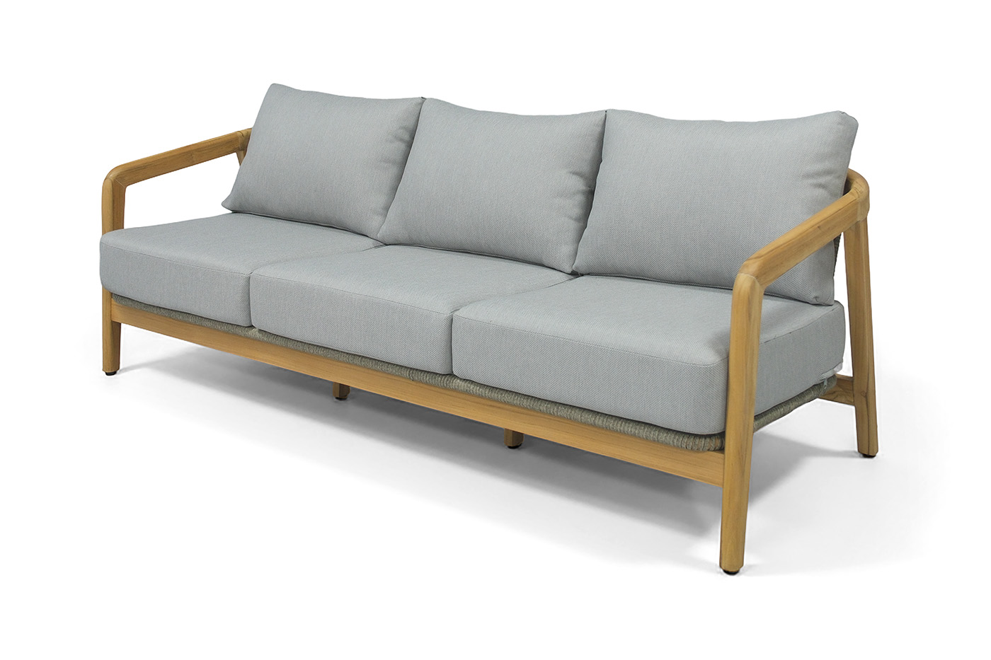 Лейпциг лаунж-зона из тика на 5 персон, цвет серый фото 5