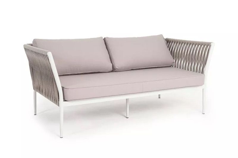 Диван двухместный Касабланка 4SIS из роупа (веревки), цвет бежевый фото 2