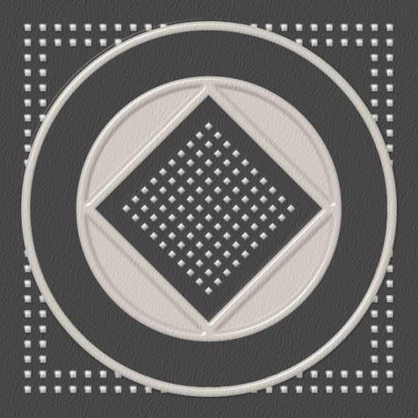 Керамогранитная плитка Estima Декоративная вставка Macedonia Grey 5,8x5,8 неполированный фото 1