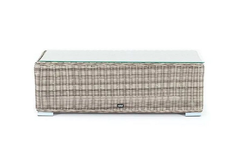 Столик журнальный Боно 4SIS из искусственного ротанга, цвет серый фото 3