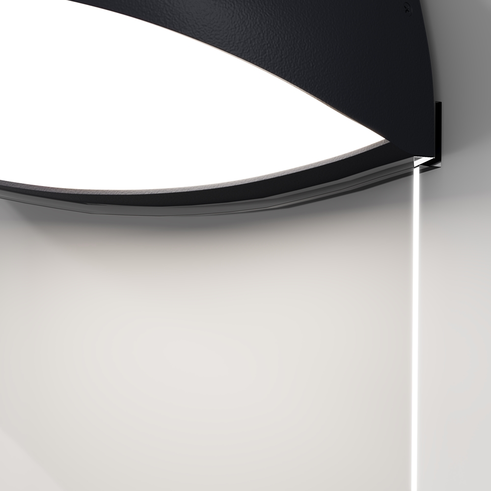 Настенный светильник (бра) Gloss Maytoni O447WL-L7GF3K цвет Графит фото 2