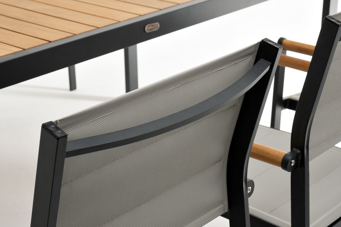 Стул из алюминия MAYA темный графит Joygarden фото 5