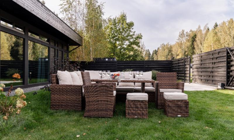 Угловой комплект Zorro Plus Double Royal Family из искусственного ротанга, цвет коричневый фото 2