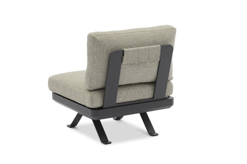 Комплект лаунж мебели Lund Brafritid антрацит/серый, алюминий фото 6