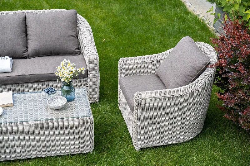 Лаунж-зона Кон Панна 4SIS из искусственного ротанга, цвет бежевый фото 7