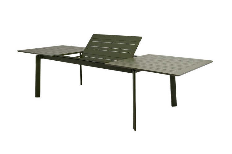 Обеденный стол из алюминия ГОНЗО раздвижной 200/300 см олива Joygarden фото 3